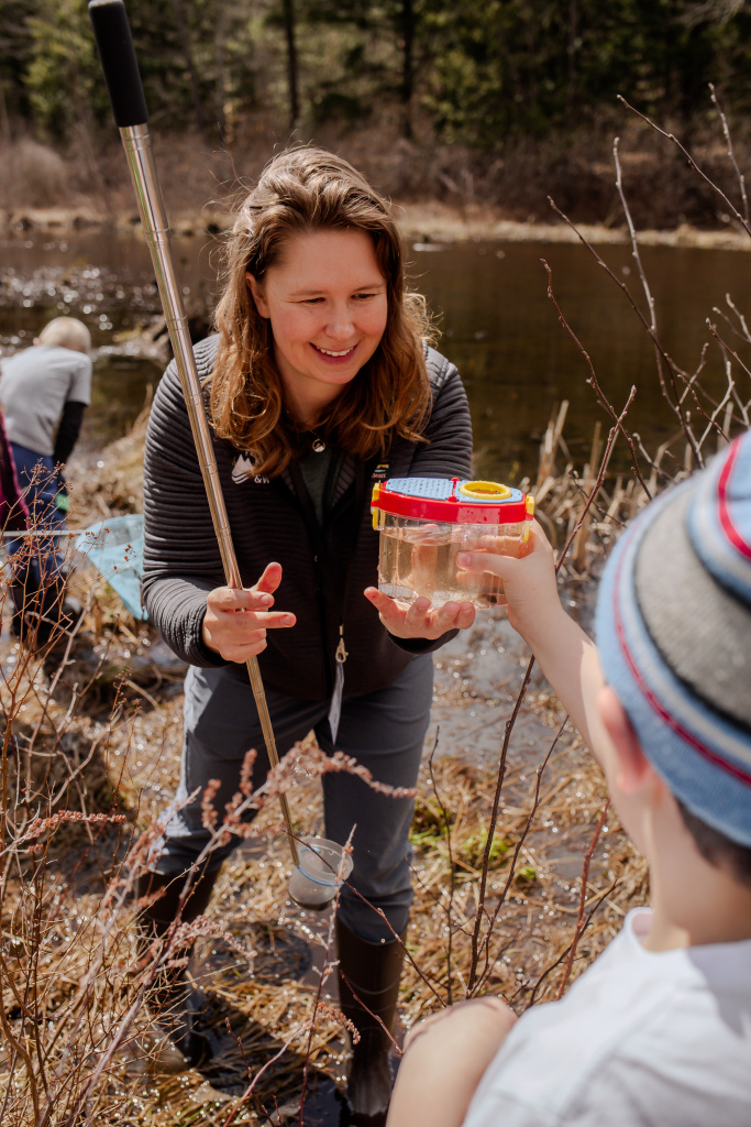 Water quality testing as part of a community program Photo: She of the Flowers