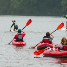 Learning paddling skills with the Katahdin Region Outdoor Collective Photo: She of the Flowers