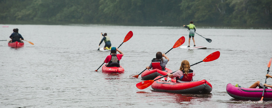 Learning paddling skills with the Katahdin Region Outdoor Collective Photo: She of the Flowers