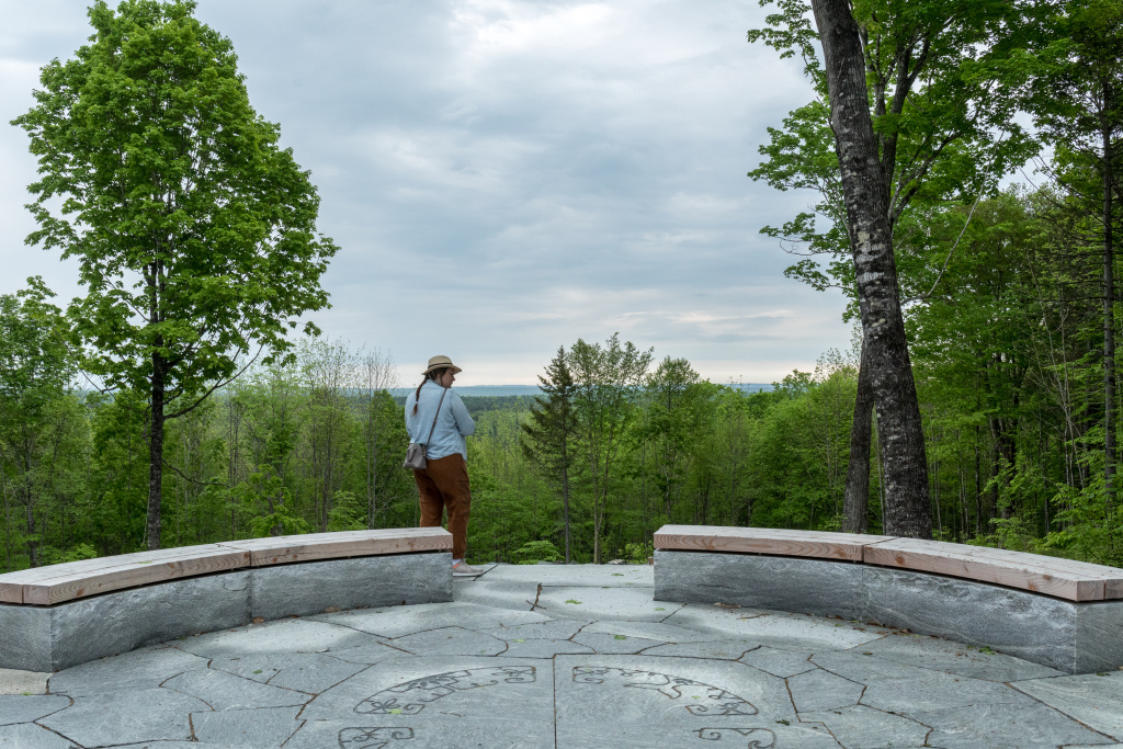Eastern Gathering Circle with Wabanaki double-curve, Credit: James Florio