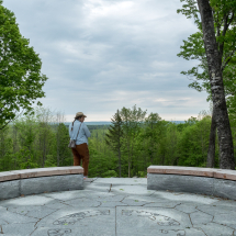 Eastern Gathering Circle with Wabanaki double-curve, Credit: James Florio