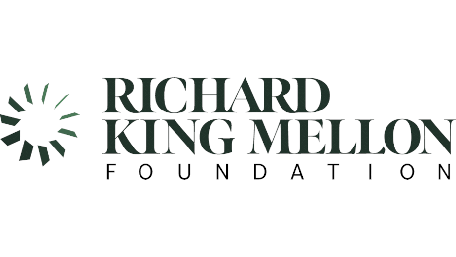 Logo of the Richard King Mellon Foundation featuring stylized text and a geometric emblem to the left.