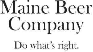 Text logo for Maine Beer Company: "Maine Beer Company" and tagline "Do what's right."