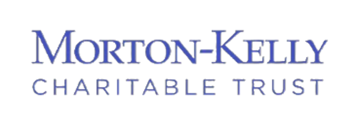 Logo of Morton-Kelly Charitable Trust in blue text on a white background.