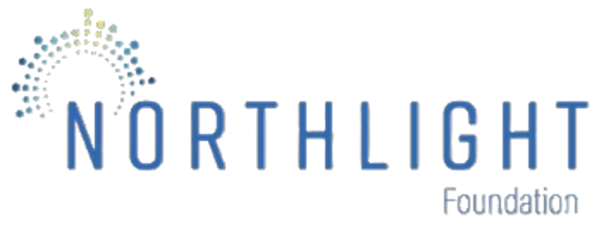 Logo of Northlight Foundation with colorful figures in an arch above the word "NORTHLIGHT" in blue.