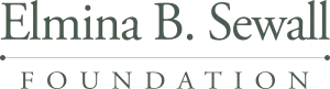 Logo of the Elmina B. Sewall Foundation featuring the name in elegant font with "FOUNDATION" below.